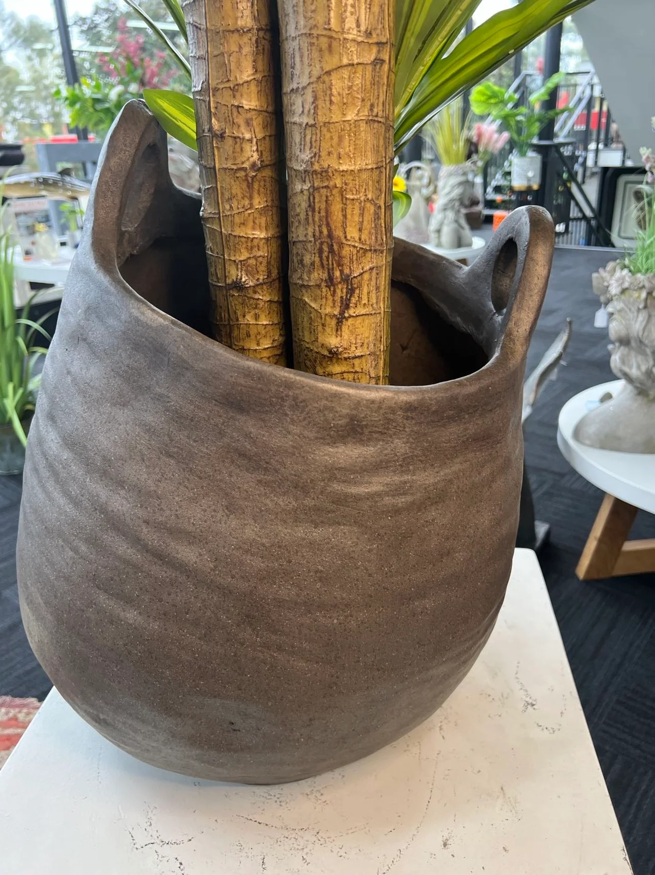 Sahara Basket Planter Outdoor Stone Designer Series Sept 2022 - Image 5